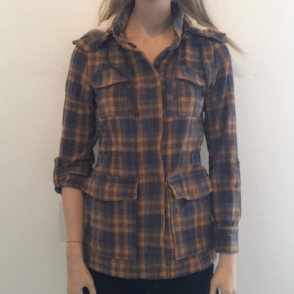 Simply Adorable "Hurley" Plaid 100% Cotton Jacket